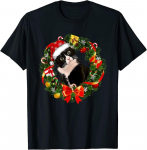 Tuxedo Cat Christmas Design Great Tee Unisex T-s&auml;rk S