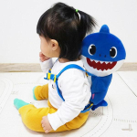 Pinkfong Daddy Sharki nukk-seljakott WP-B75, Korea beebitooted black