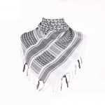 Naiste sall Paksendatud Palestiina Keffiyeh laia tutiga tr&uuml;kitud vintage p&auml;ikesevari Dekoratiivne kaelakaitse Unisex pehme soe sall nelja aastaaja sall 110cm must valge v&auml;rv