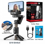 Q18 t&ouml;&ouml;laud pildistamisrežiimi j&auml;rel Gimbal Stabilisator Selfie Stick statiiv t&auml;itetulega iPhone'i mobiiltelefoni nutitelefoni jaoks