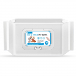 Yegbong lemmikloomade niisked salvr&auml;tikud lemmiklooma keha puhastamiseks k&otilde;rvavaha silmade mustuse desodoreerimiseks ja l&otilde;hna eemaldamiseks universaalsed niisked salvr&auml;tikud kassidele ja koertele 40pcs