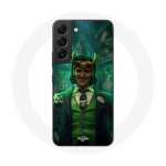 &Uuml;mbris Samsung Galaxy S21 FE Loki Thor Ragnarok jaoks koos kiivriplakatitegelaste seeria 1. hooajaga