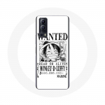 Coque Vivo Y72 Luffy One Piece Manga uurimisplakat Valge