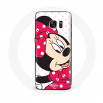 &Uuml;mbris Samsung Galaxy S7 Edge Minnie Mouse Cute Cartoon jaoks