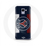 &Uuml;mbris Samsung Galaxy J6 2018 Paris Saint Germain PSG logoga