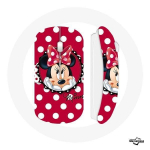 Souris Sans Fil Minnie Mouse Dessin anim&eacute; Rouge
