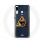 &Uuml;mbris Samsung Galaxy A20 jaoks Game of Thrones, 8. hooaeg Troonide m&auml;ngu kolmnurga logo Baratheon Lanni