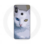 &Uuml;mbris Xiaomi Redmi Note 5 Pro Turkish van Cat jaoks sinise silma ja kollase silmaga