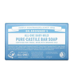 Dr. Bronner's Baby Mild Pure Castile Bassap 140g, 1 unit