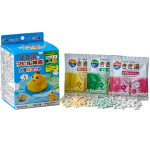 Kikiyu gaseeritud vannipomm 30g x 3 t&uuml;&uuml;pi + Duck Captain's Great Adventure komplekt, 225g, 1 komplekt