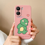 Xiaomi Redmi Note 13 Pro 13R 13C K60 Ultra K70 Pro K70E &uuml;mbrisele armsa dinosauruse k&otilde;rgekvaliteedilise matt vedela silikoonist tagakaane kaitsekesta kaitserauad redmi 13C 4G