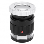 30X objektiiviga silindriline luup LED-valgusega suurendusklaasist ehteluup must