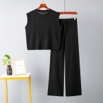 Suvine naiste T-s&auml;rk p&uuml;kste &uuml;likond avar vaba vabaaja kaheosaline &uuml;likond plusssuuruses &uuml;hev&auml;rviline moodne &uuml;likond One Size must