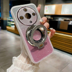 &Uuml;mbris Honor Magic5 Lite'ile, Luksuslik hoidikuga, Magnetiline s&auml;delev kate Honor Magic 5 6 90 lite X9a X9b X8 b &uuml;mbrised, Jalg Magic5 Lite&Case & Holder beež