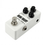 Kitarri analoogviivituspedaal elektrikitarri efektide pedaal True Bypass tsingisulamist kest DC 9V 6,35 mm valge
