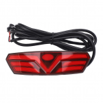 Elektriline piduri tagatuli suure heledusega energias&auml;&auml;stlik LED piduri hoiatuslamp 48V Waterproof Connector