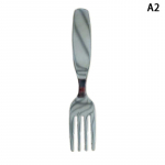 Laste lauan&otilde;ud s&uuml;vendatud paksendatud roostevabast terasest laste lusikas s&ouml;&ouml;gilusika kahvel 304 roostevabast terasest laste kahvel