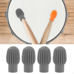 4 Pack Drum Mute Dampener, Silicone Silent Percussion Parts, s Replacement Parts Accessory punane