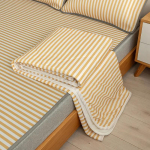 Uus suvine viskooskiudmatt Kolmeosaline komplekt A-klass Masinpestav Konditsioneeri pesumatt 150cmx200cm 1pcs