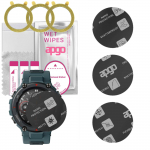 3x apgo MATTE h&uuml;briidne kaitseklaas, mis &uuml;hildub Amazfit T-Rex Pro-ga, painduv nanoklaas, suurep&auml;rane asendus karastatud klaasile, kriimustuskindel,