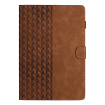 3D geomeetrilise mustriga PU-nahast tahvelarvutikott Samsung Tab A7 Lite, Tab A 10.1, Tab A 10.5, Tab S6 Lite, Tab A7, Tab A8, Tab A9... jaoks Samsung Galaxy Tab A 10.5 must