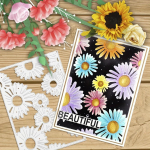 Lilled Taustraam Metallist L&otilde;ikevormid Kaartide valmistamiseks Scrapbooking DIY Album Paberist K&auml;sit&ouml;&ouml; Die Cut dies