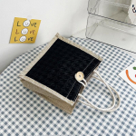 V&otilde;rkpunane kandev linane kott Naiste mood Treenimine K&auml;si Bento kott Day System Ins Small Satchel 1