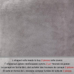 Paluskangast L-kujuline diivan vajab 2-osalist diivanikatet Elastsed diivanikatted nurgadiivani kattega diivanikott elutuppa Part B-B 90-140cm hall