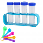 Lapsed &otilde;pivad algteadusi katseklaasid alusega peenmotoorika t&ouml;&ouml;riistade komplekt Lastele m&otilde;eldud m&auml;nguasi.