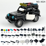 X024 Ameerika politseiauto linna korrakaitseautode laste ehitusklotsid