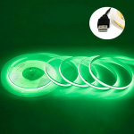 DC 5V USB COB-riba 320Leds/M valge/j&auml;&auml;sinine/roosa/kollane/roosa/punane painduv lint k&ouml;is &ouml;&ouml;lamp teleri taustavalgustuse LED-riba 2M