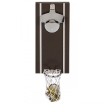 D&eacute;capsuleur limonadier magn&eacute;tique avec panier de basket ball capsule