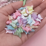 20/30/50 TK Mood Akr&uuml;&uuml;l Paelad P&auml;evalilled Kestad Liblikad Lahtised Helmed DIY K&auml;ev&otilde;rude Kaelakeede Ehtevalmistamiseks Butterfly/16*13*6mm