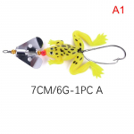 Fishing Soft Lures Faux Frog 4 Colors Quality Good Crankbaits Lure Fishing Bait roheline