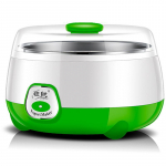 Jogurtivalmistaja 1000 ml automaatne roostevabast terasest jogurtimasin koduseks isetegemise t&ouml;&ouml;riistad 220v hiina roheline