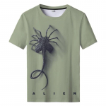 Suvine uus tulnuka kunst 3D prindiga T-s&auml;rk Meestele Riietus Igap&auml;evane vabaaja T-s&auml;rk Horror Alien Movie Graafiline Harajuku Topid T-s&auml;rgid S