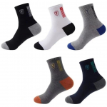 5 paari meeste spordisokke, &otilde;hukesed hingavad, higi imavad korvpallisokid kevadeks, suveks ja s&uuml;giseks 5 Pairs(Mixed)