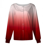 Naiste pikkade varrukatega mustriga tasku t&ouml;&ouml;tav p&uuml;stkrae &Uuml;herealine kaitsekombinesoon kardigan jakk top XXL sinine