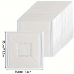 Paksenemine! 10/20 tk 3D-tagav&otilde;re nikerdusstiili, mille paksus on 0,2 tolli isekleepuvad kokkup&otilde;rkevastased kleebised, vee- ja niiskuskindel 10pcs valge