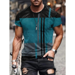 Vintage stiilis graafiline t-s&auml;rk &ndash; pehme veniv &uuml;mmargune kaelus, vabaaja t&auml;navar&otilde;ivad suveks, meeste l&otilde;dvestunud istuvusega tr&uuml;kitud T-s&auml;rk hingavusega S