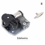 Mehaaniline DIY Windup Music Box Sankyo muusikaline liikumine+klahv