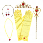 Princess Crown Magic Wand Kaelakee Kindad Aksessuaarid T&uuml;drukute Ilu&uuml;likond kollane