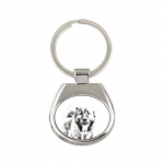 Caucasian Shepherd Dog, Caucasian Ovcharka - keychain with a dog, keychain with a print, personalized pendant from the Art-Dog brand