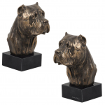 Cane Corso, Italian Cane Corso - Dog statue, bust on stone base, sculpture, trophy for dog show by Art-Dog brand