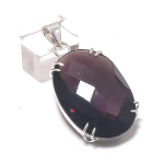 Natural Amethyst Gemstone 925 Sterling Silver Jewelry Pendant 1.77 t7k61