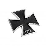 Raudrist kroommetall Saksamaa 1813 Malta vooruslikkuse s&uuml;mbol medaliristi embleem mootorratta auto stiil m&auml;rgi kleebised kleebis Auto Pat must