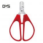 Ergonoomilise k&auml;epidemega p&auml;hklipurustaja k&auml;&auml;ride klamber, korduvkasutatav, laialdaselt kasutatav roostevabast terasest p&auml;hklipurustaja t&ouml;&ouml;riist punane