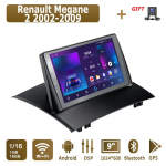 Androidi autoraadio Renault Megane 2 2002-2009 jaoks Multimeediapleier Peak Unit Stereo GPS-navigatsioon BT WIFI 1+16GB 1+16GB