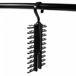 20 rida lipsuhoidla P&ouml;&ouml;rlev reguleeritav lipsu rihma n&auml;idiku hoidja Salli rihma riidehoidja Kodukapp Riidekapp Korraldaja