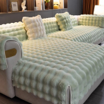 Paks J&auml;nese Pl&uuml;&uuml;sist Diivanikate Moodne &Uuml;hev&auml;rviline Diivanir&auml;tik Katted Libisemiskindlad Diivanikatted Diivanir&auml;tik Elutoa Dekoratsiooniks 90x180cm 1pcs